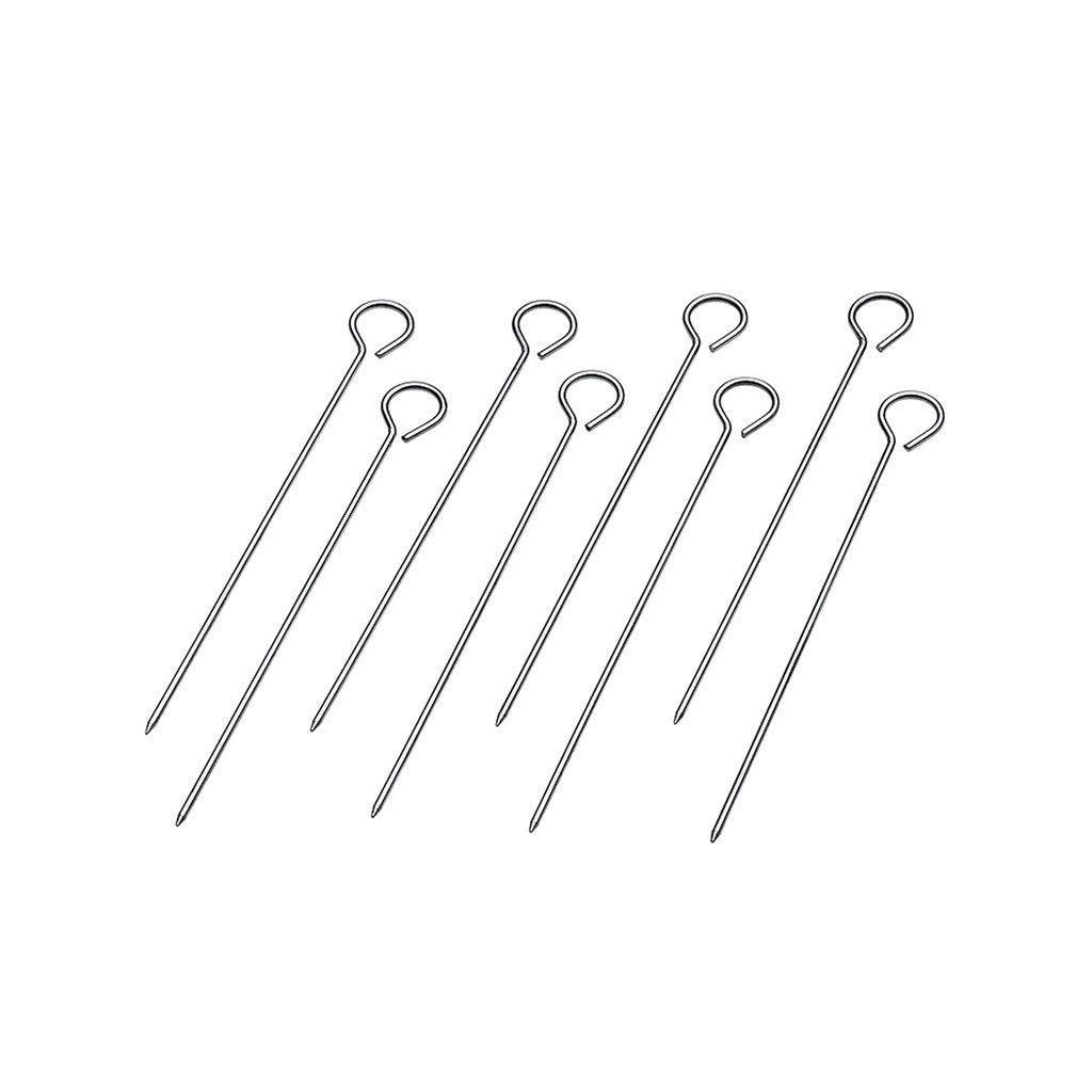 Set de pinchos de acero inoxidable