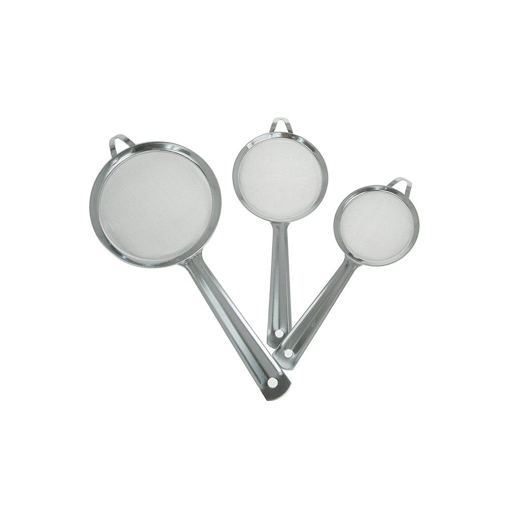 Set de 3 coladores de acero Avanti