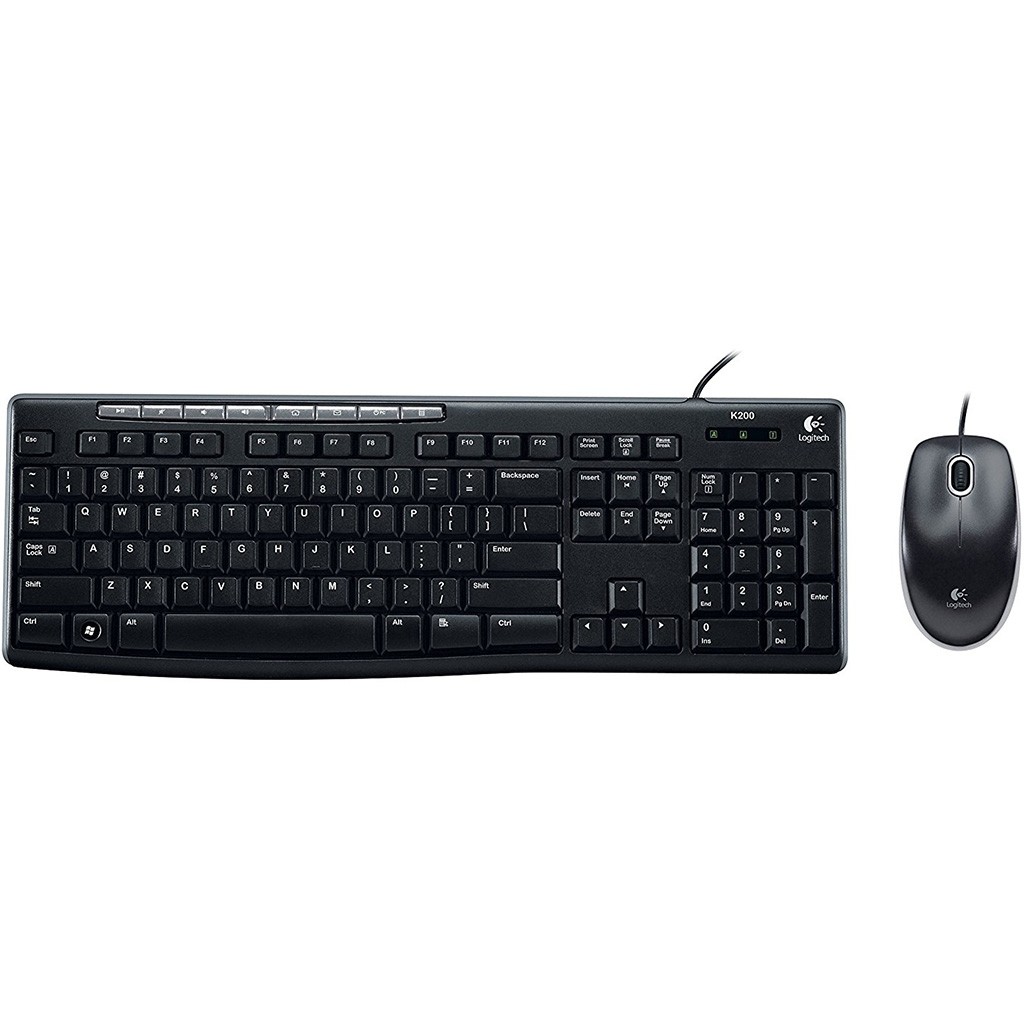 Teclado + Combo de Mouse Combo media MK200