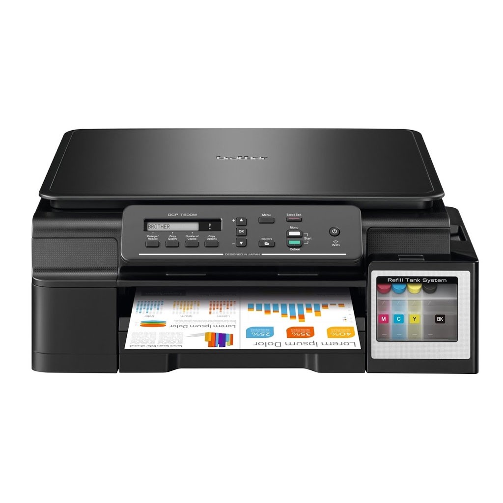 Multifuncional Brother de inyección de tinta a color con conectividad inalámbrica