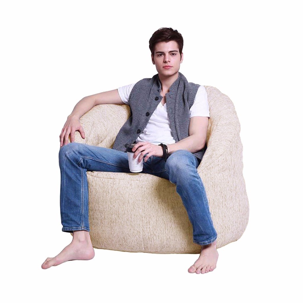 Puff Sillón Lounger Acabado Futón Varios Colores