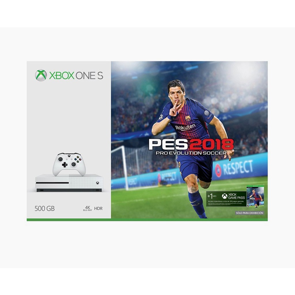 Consola Xbox One S + Juego Pro Evolution Soccer 2018 + Control