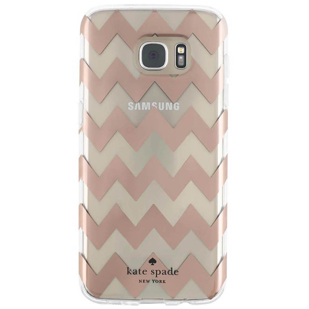 Protector Kate Spade Hardshell Chevron Rosa Oro Acce Samsung