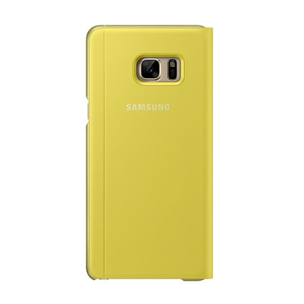 Funda Original Samsung S View Standing Cover Amarillo Note7