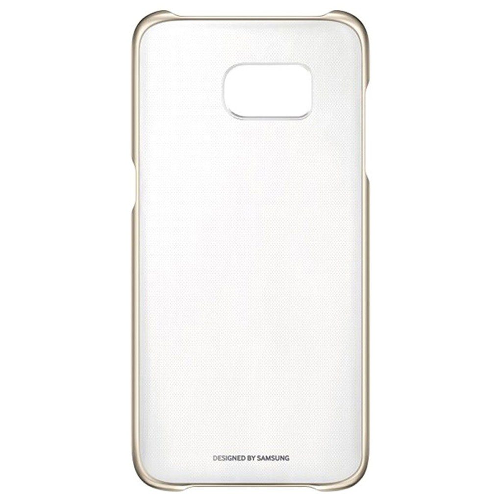 Funda Clear Cover Gold Galaxy S7 Original Samsung