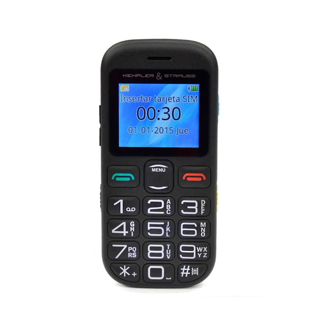 Kempler & Strauss Fácil Phone Negro Desbloqueado