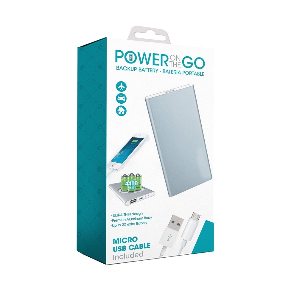 Batería Portátil FIFO 4400 mAh con cable micro USB
