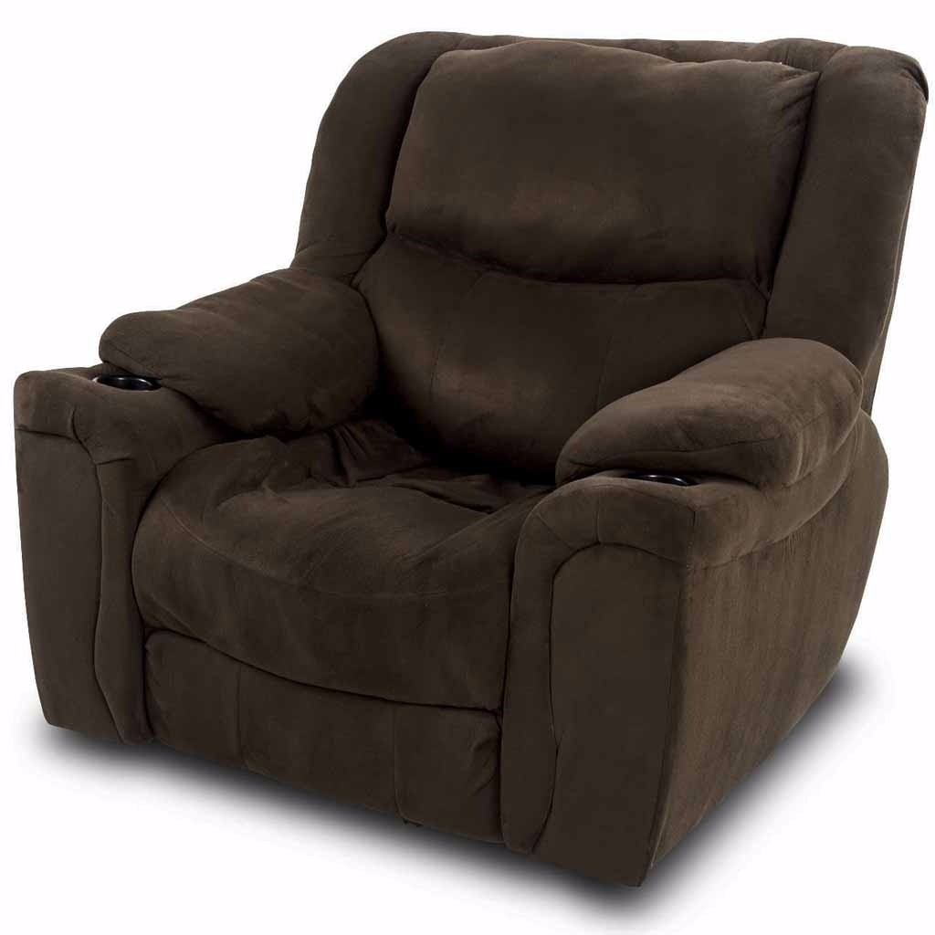 Reclinable Bratt tapizado en suede