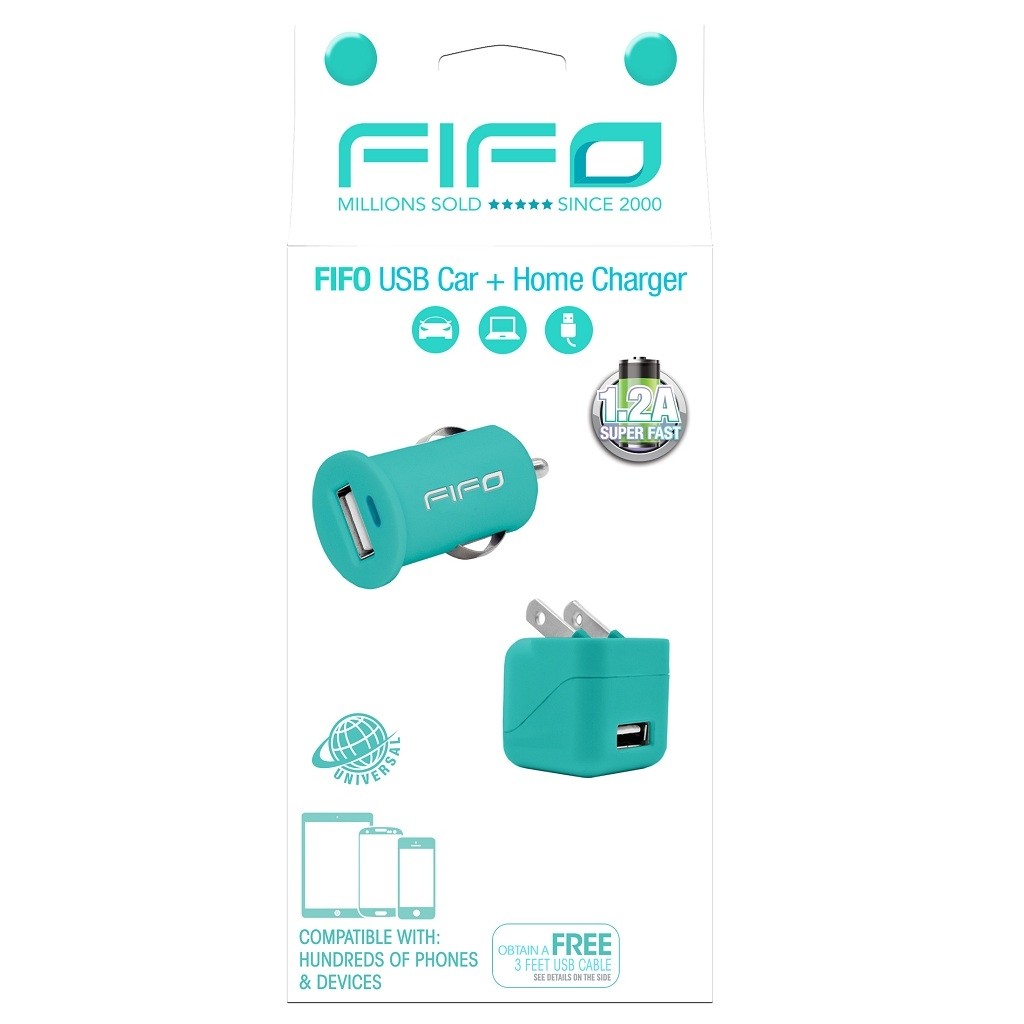 Combo cargador USB Pared y Auto FIFO