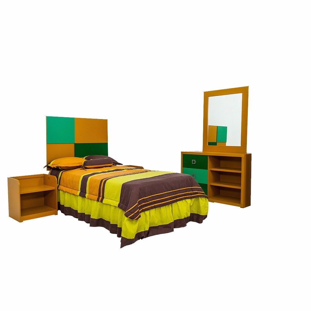 Recámara Individual Oregón 3 Piezas