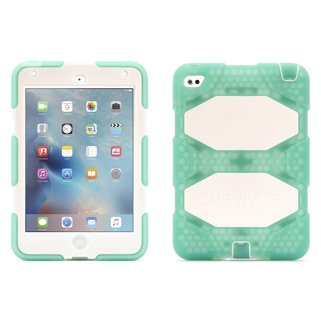 Funda Griffin Survivor All-Terrain para iPad Mini 4 Green / White
