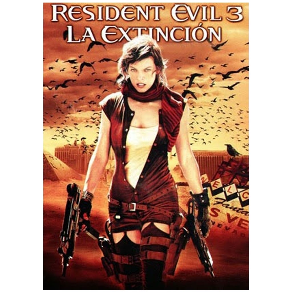 "Resident Evil 3: La Extinción" Película en DVD
