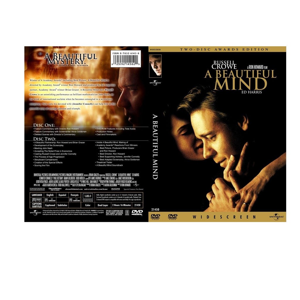 "Una Mente Brillante" Película en DVD