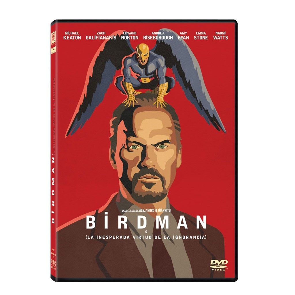 "Birdman o La Inesperada Virtud De La Ignorancia" Película DVD