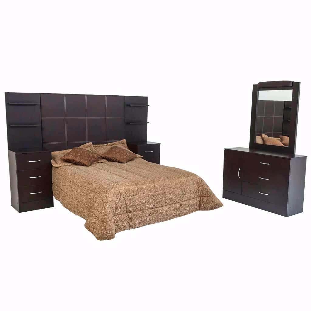 Recámara Matrimonial Kubic Contemporánea de 5 piezas