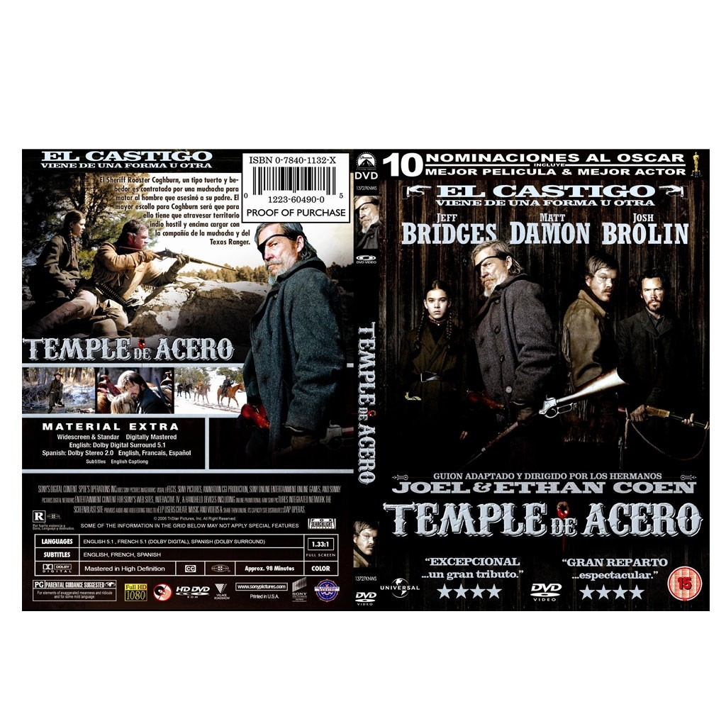"Temple de Acero" Película en DVD