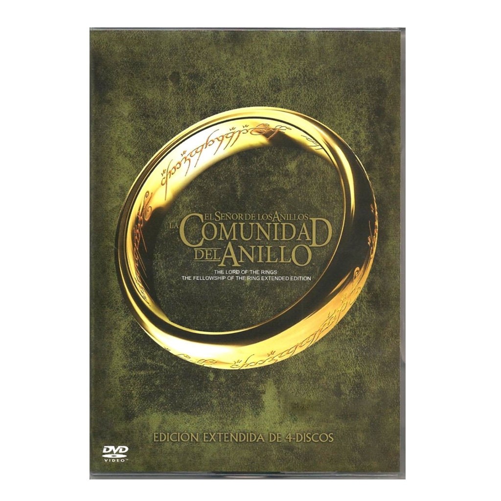 "El Señor De Los Anillos: La Comunidad Del Anillo" Película Extendida DVD