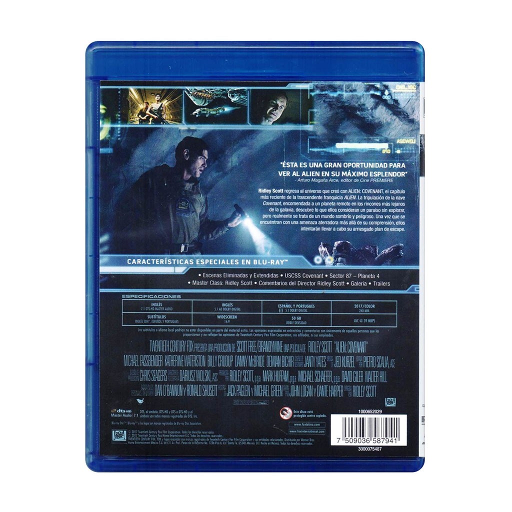 Alien Covenant Blu ray