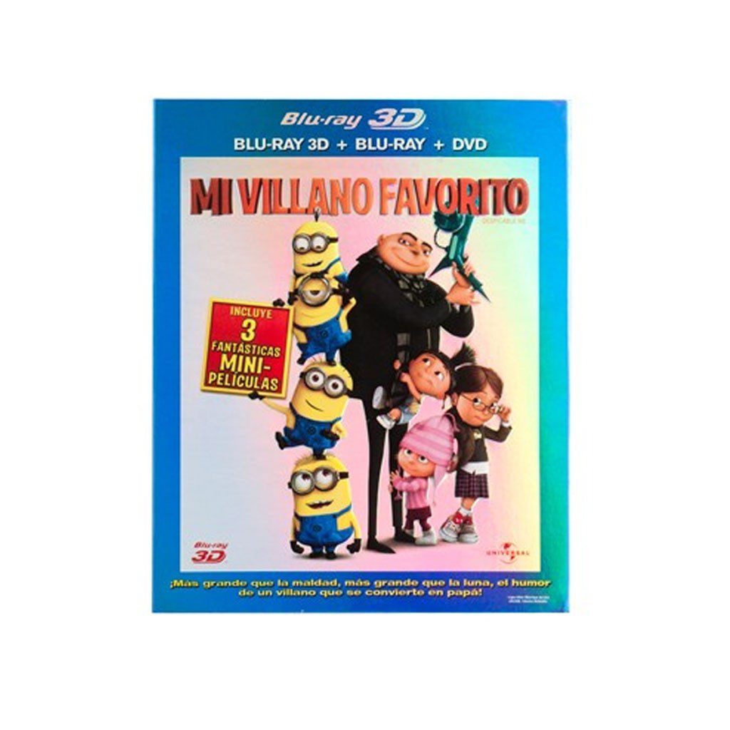 Mi Villano Favorito Pelicula Blu Ray 3D Blu Ray DVD