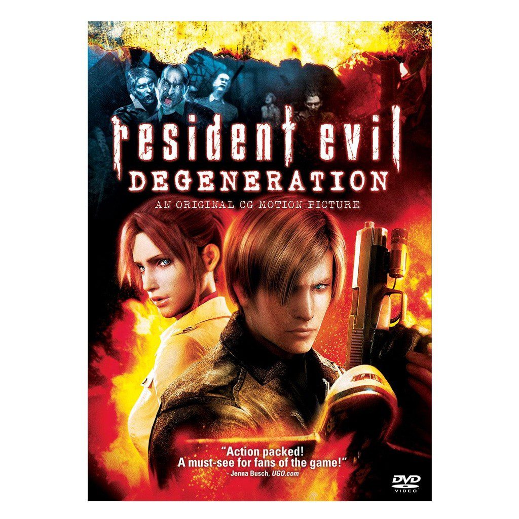 Resident Evil Degeneración Película en DVD