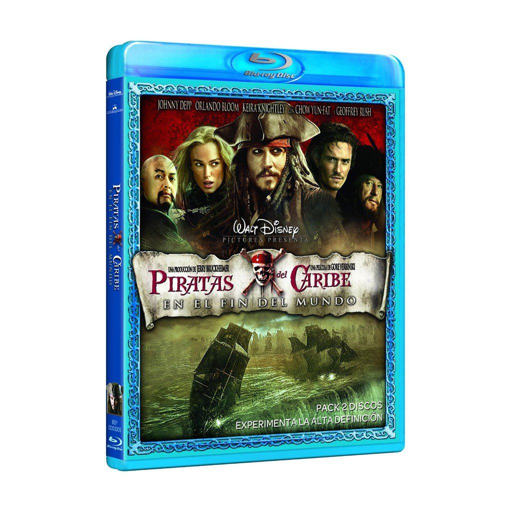 Piratas del Caribe En el Fin del Mundo Película en Blu Ray