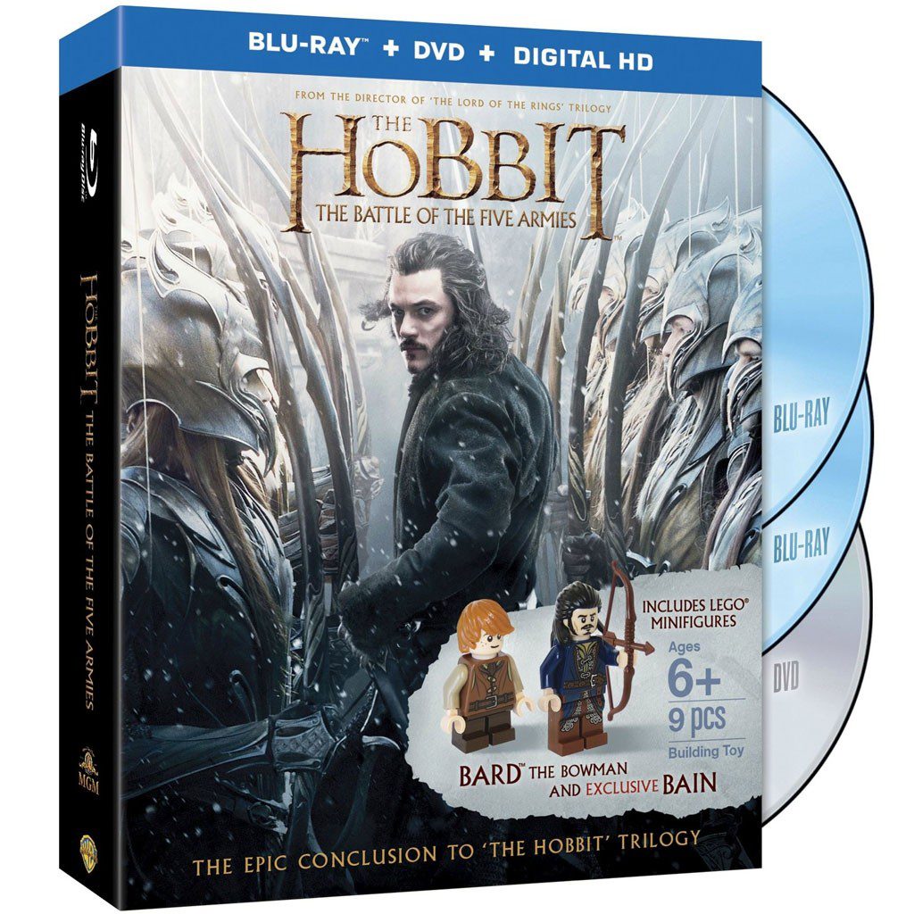 El Hobbit La Batalla De Los Cinco Ejercitos Pelicula Blu ray DC Lego