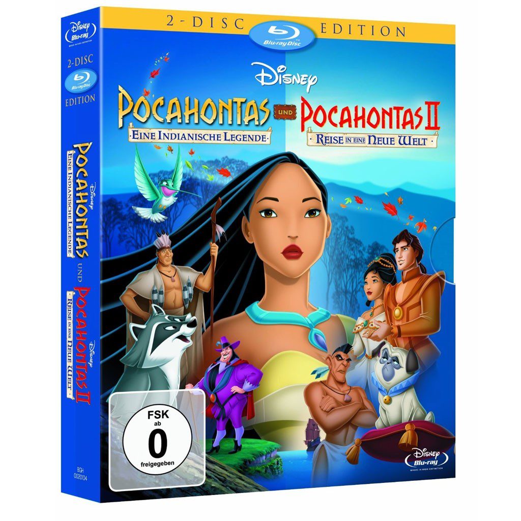 Pocahontas y Pocahontas 2 Colección Pelicula en Blu ray DVD