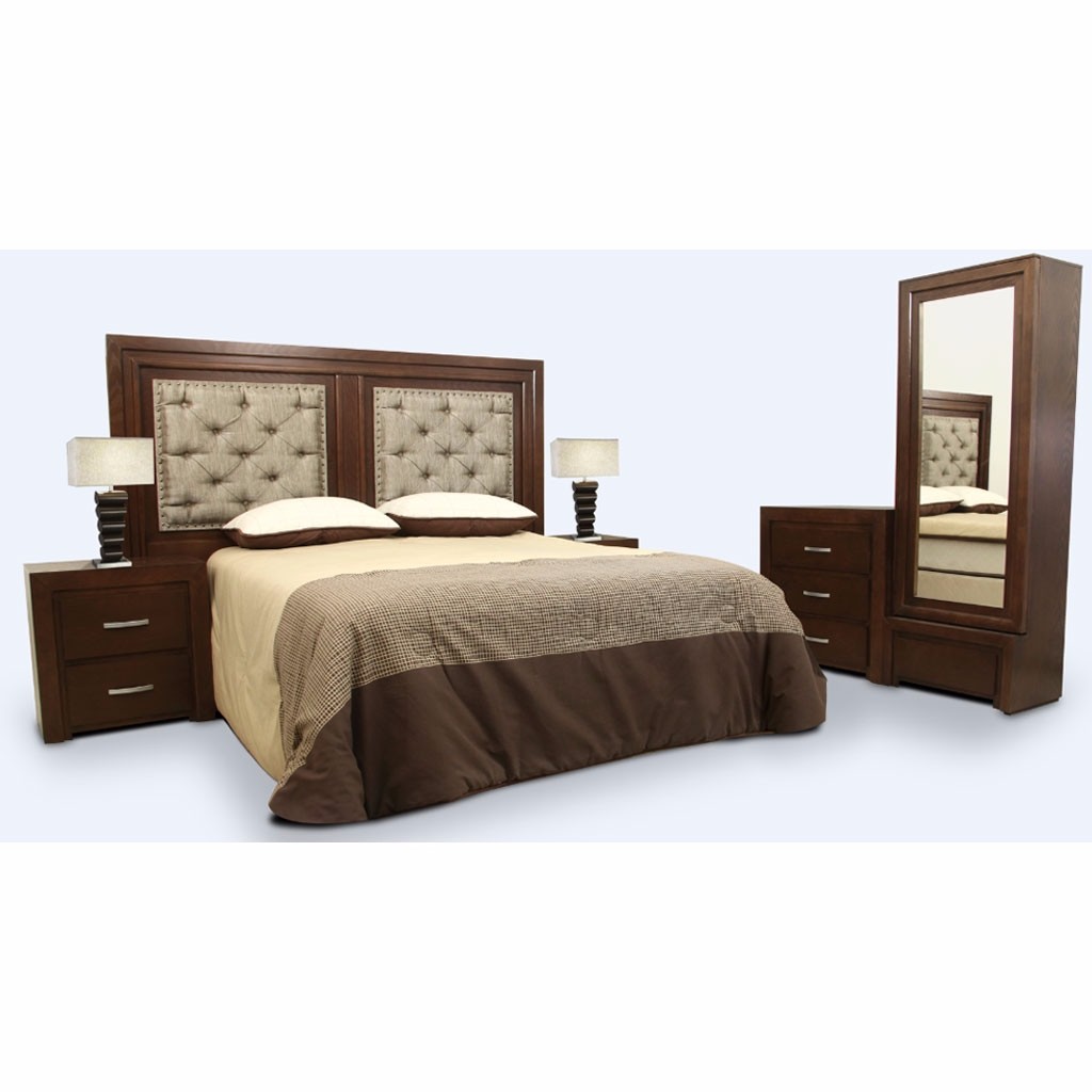 Recámara King Size Livanto de 5 piezas Estilo Contemporáneo