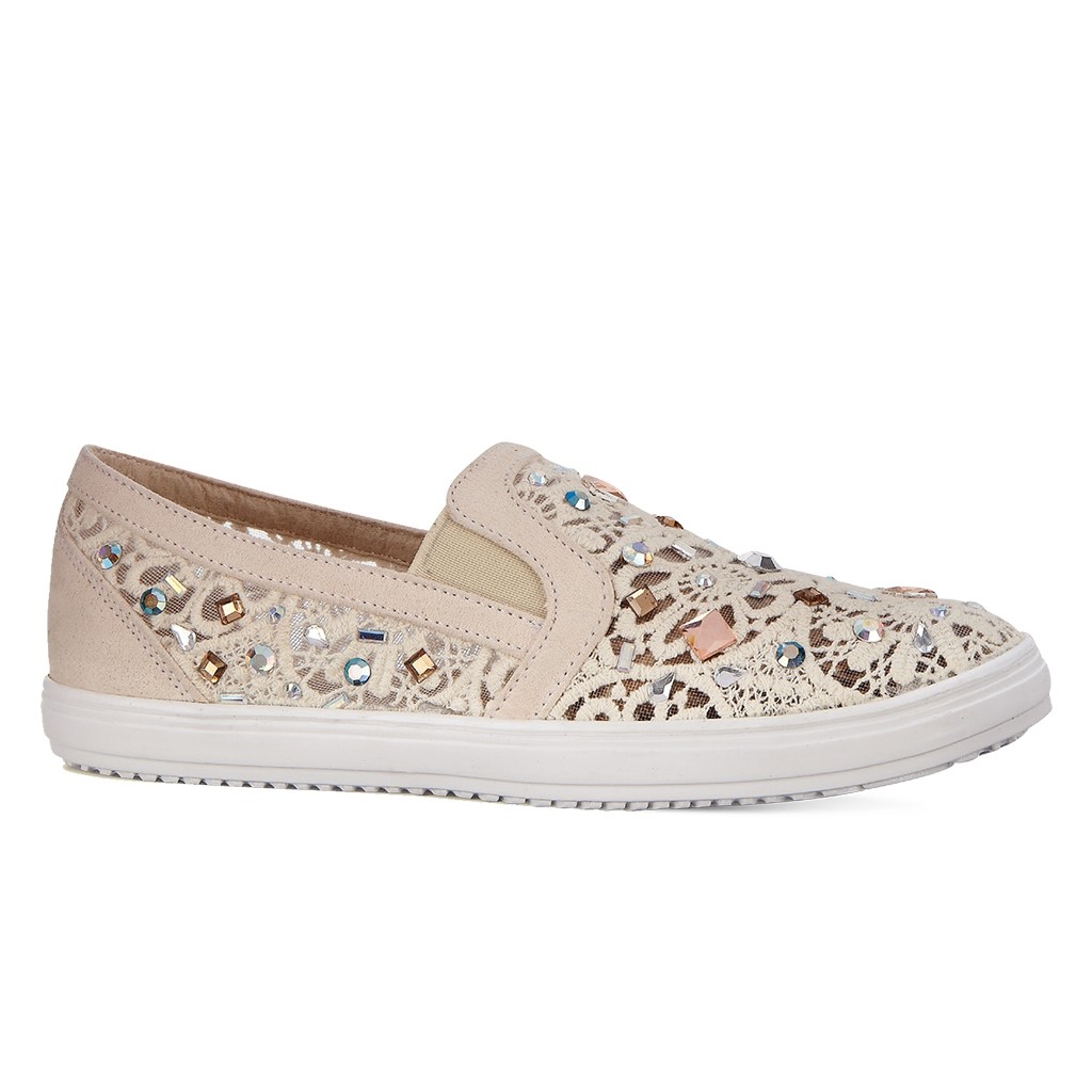 Zapato Daddy Women Color Beige