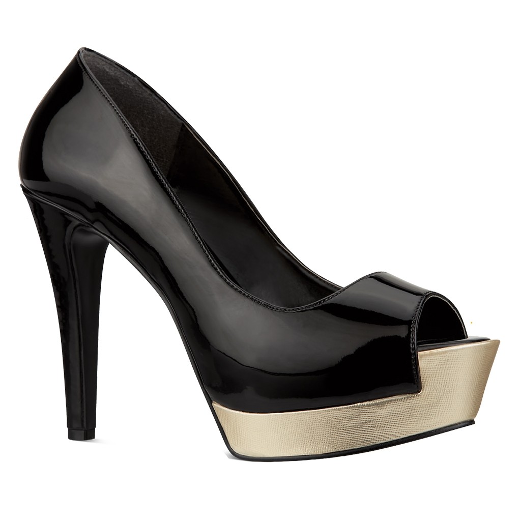 Zapato Velza Piedi Color Charol Negro