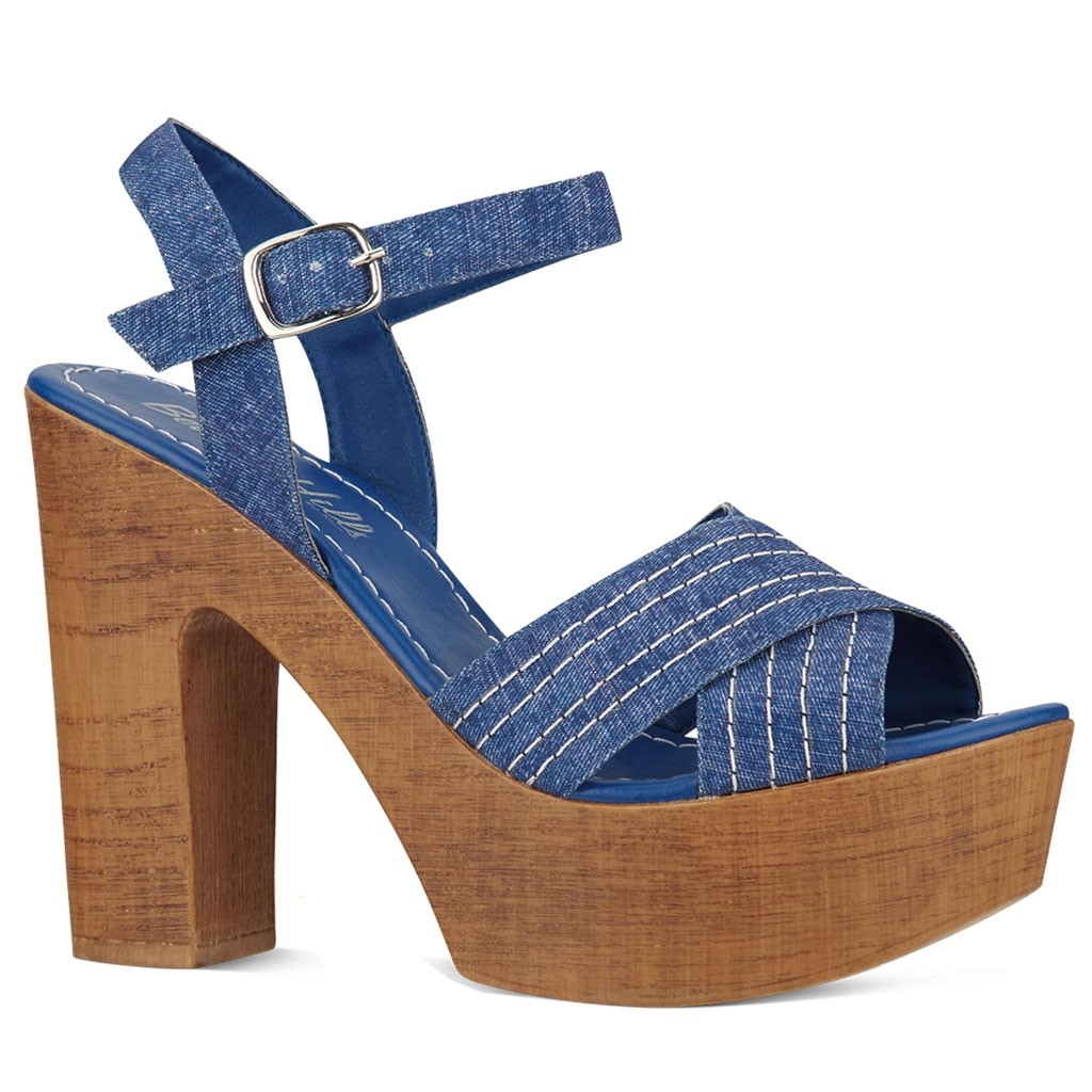 Sandalia Beverly Hills Color Mezclilla