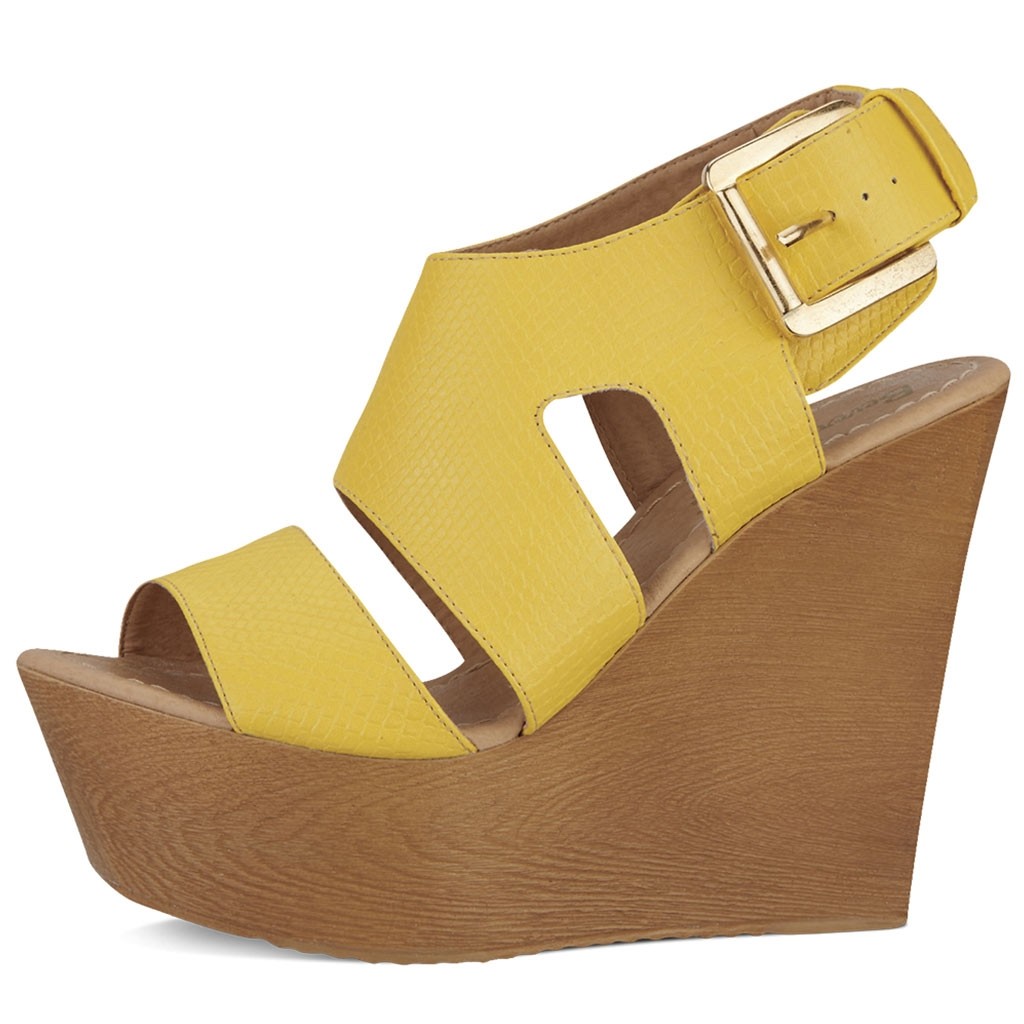 Sandalia Beverly Hills Color Amarillo