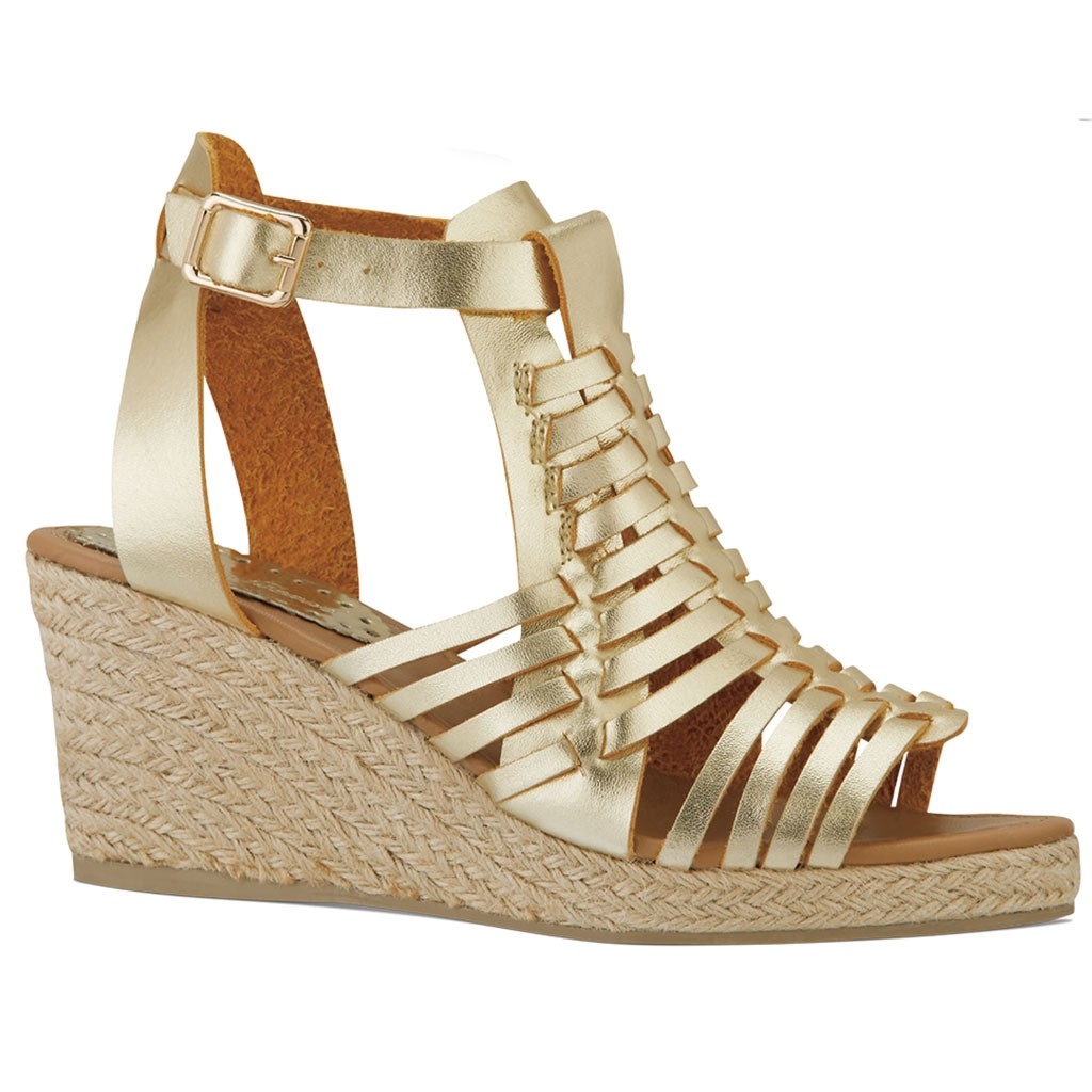 Sandalia Long Beach Color Oro