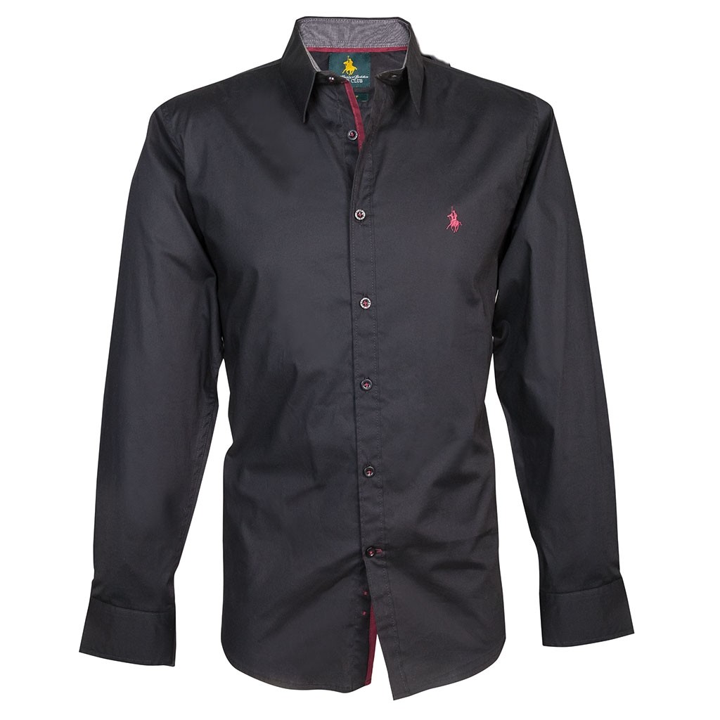 Camisa Polo Club 7000 Negro