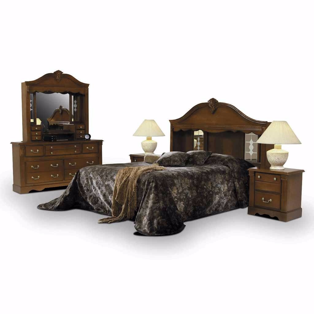 Recámara Elizabeth King Size 5 Piezas Estilo Clásico