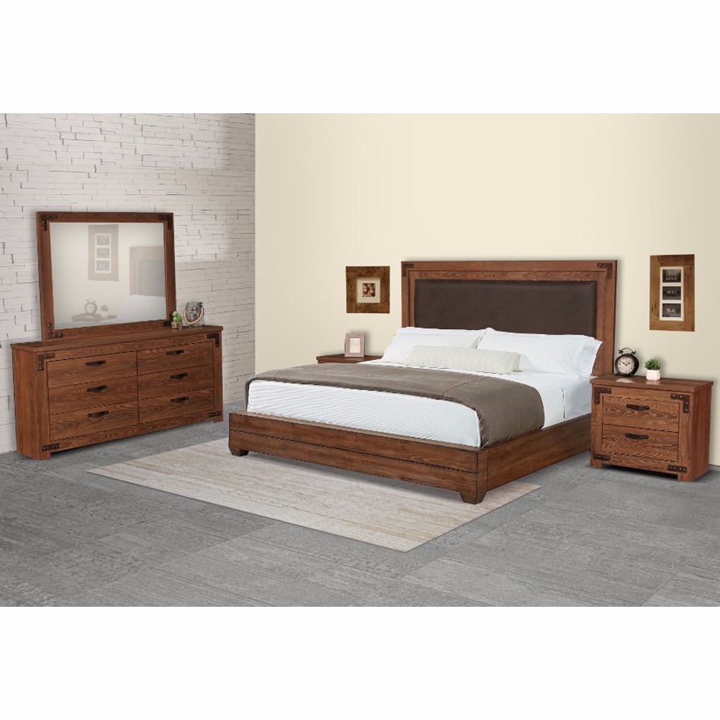 Recamara King Size Kansas 5 Piezas Estilo Contemporáneo