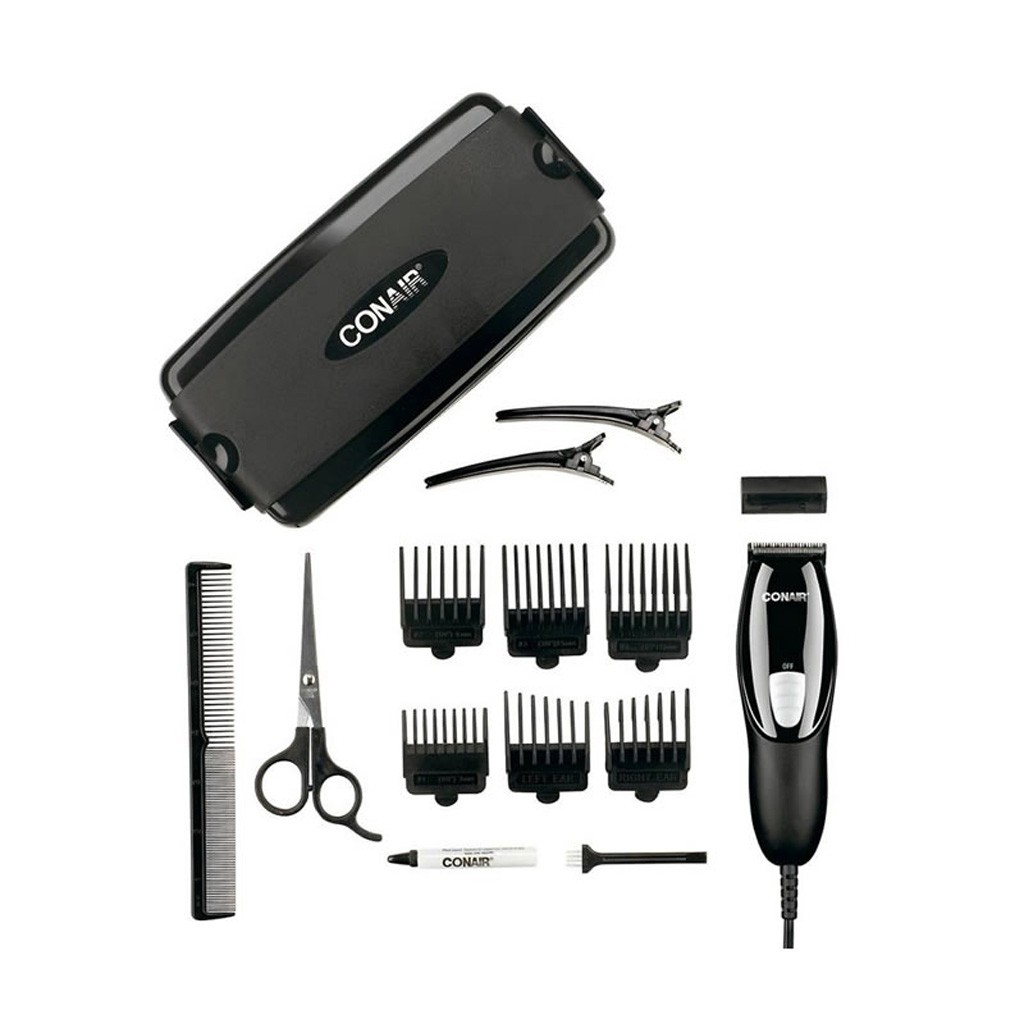 Kit de peluquería 15 pzas Conair HC91VES-Negro