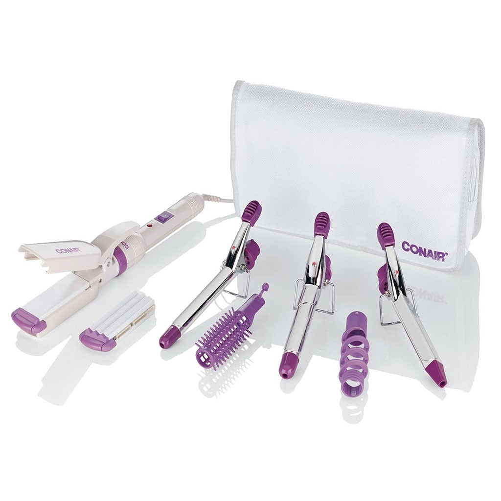 Set 7 en 1 Conair Blanco con Morado C2020ES