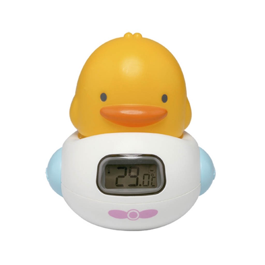 Termometro Baño Masajeador Digital Bebe Blanco Piyo Piyo