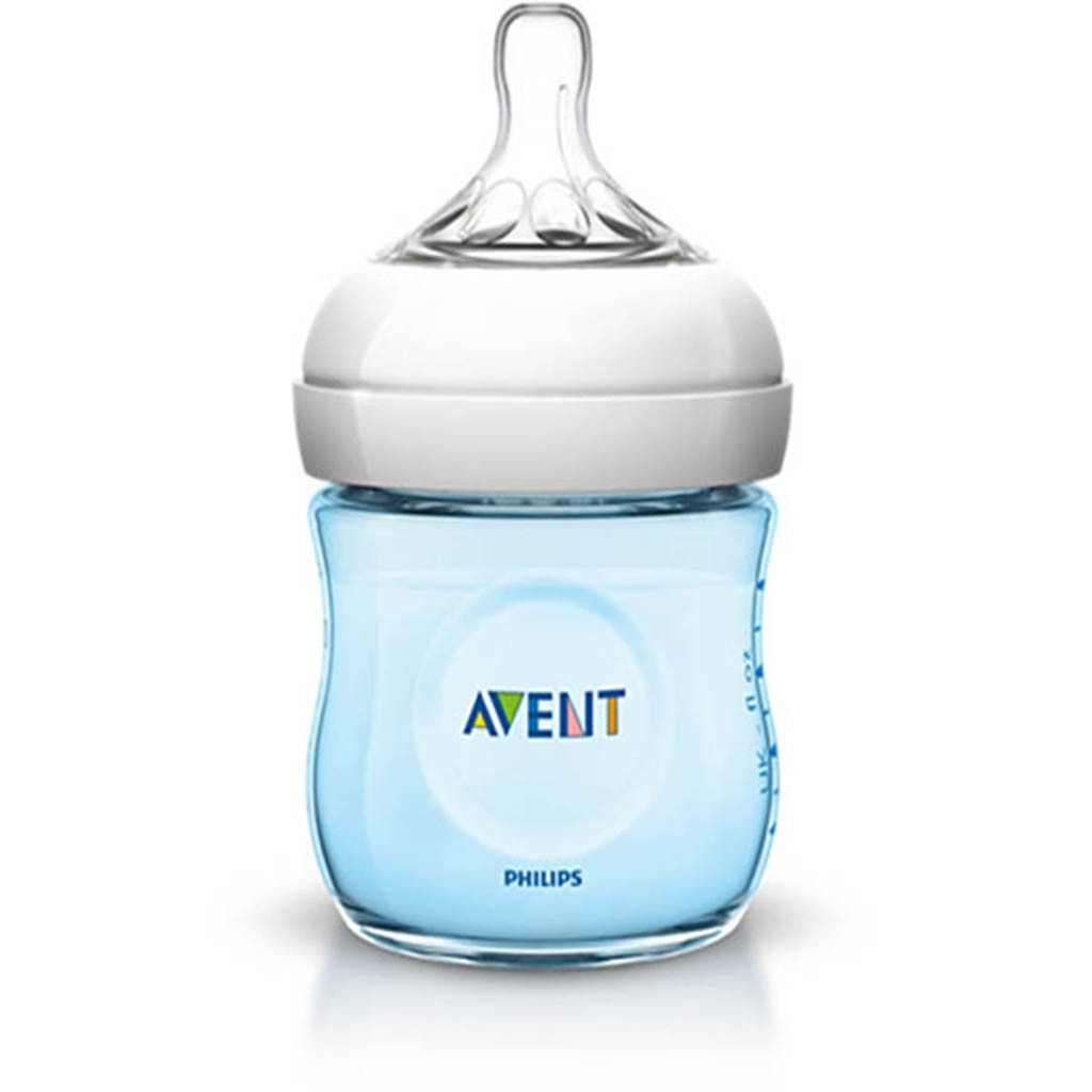 Biberón Philips Avent SCF692/17 Natural PP 4oz Azul