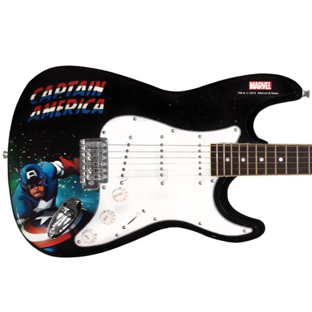 Paquete Guitarra Eléctrica Smithfire Capitán America 40M-ST-PAK