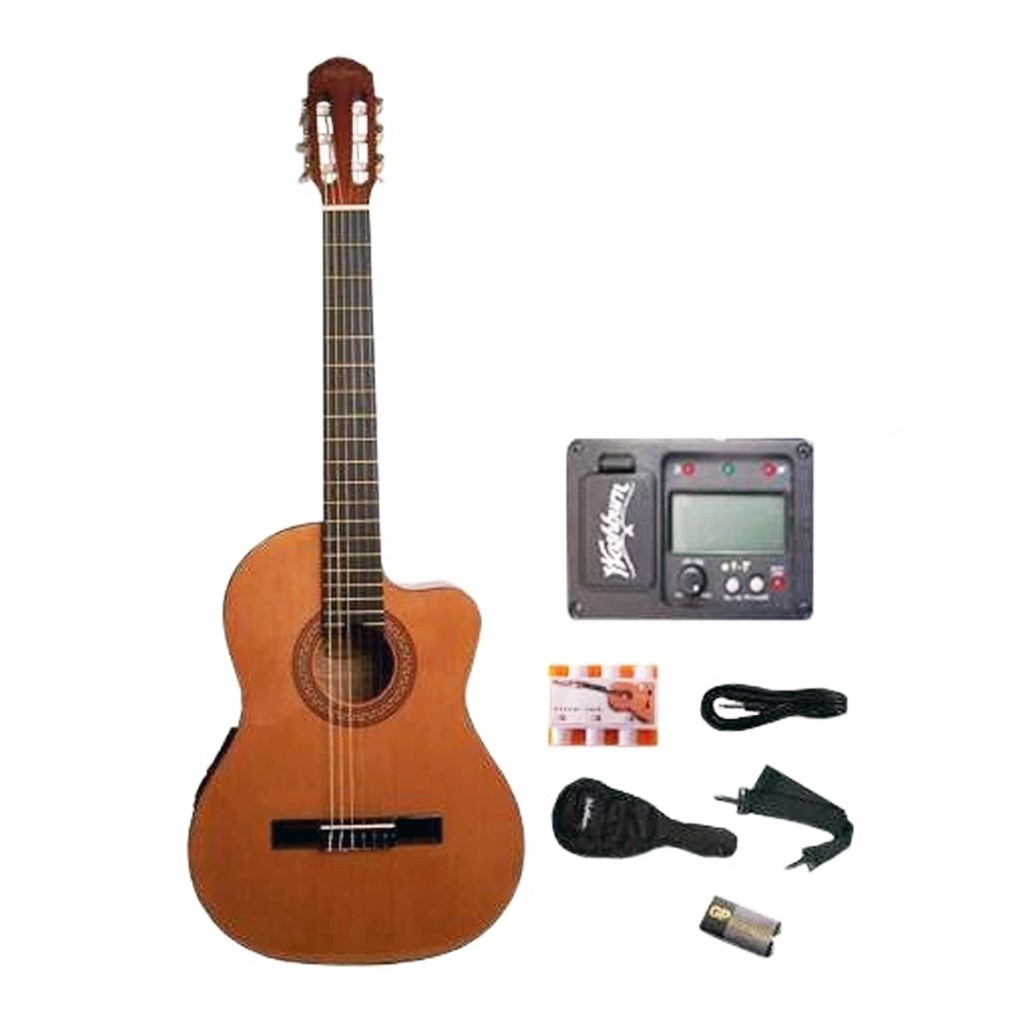 Guitarra Clásica-Eléctrica Washburn WC90CEPAK