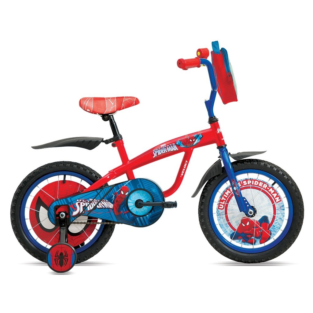 Bicicleta Veloci Spiderman R16