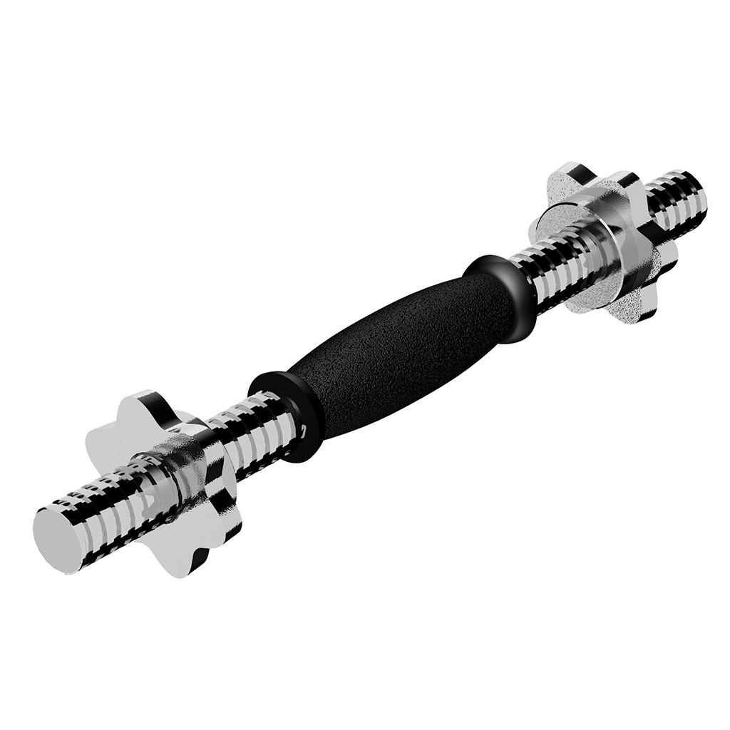 Barra Cromada para Mancuernas de 14"