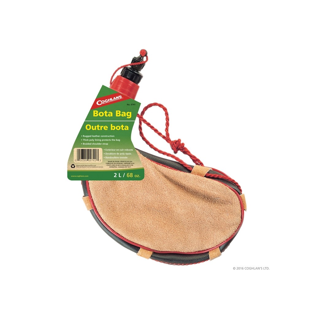 Bota de piel para agua capacidad 2 litros mod. 0741 Coghlans