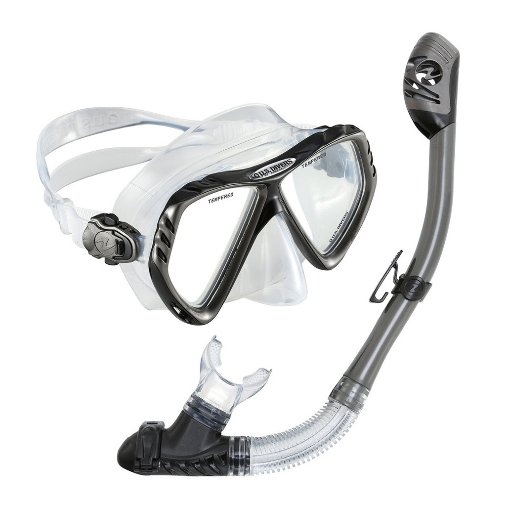 Set de Visor y Snorkel Regal de Silicón U.S Divers USDREGA