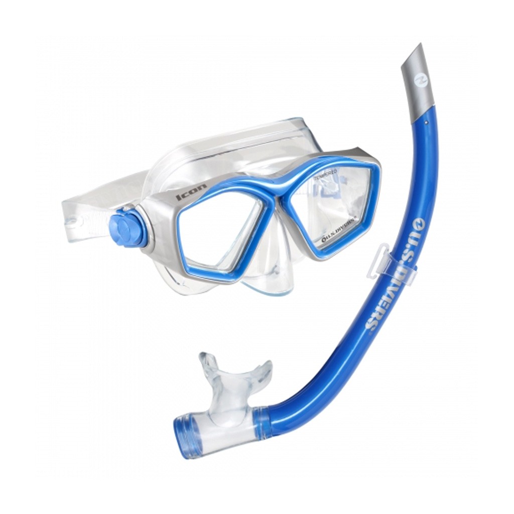 Set de Visor y Snorkel Icon de Pvc U.S Divers USDICON