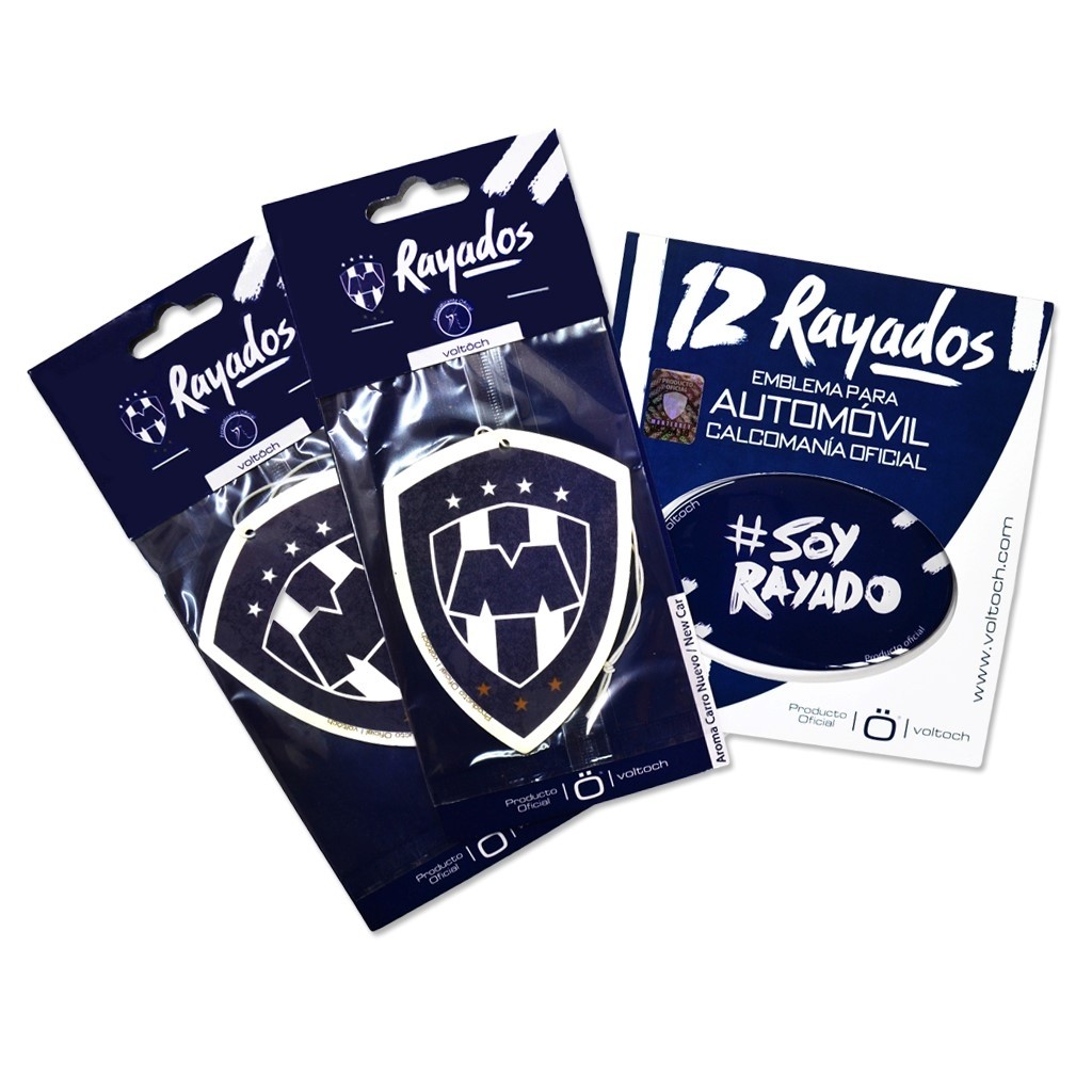 Combo Rayados 1: 2 Aromatizantes + 1 Sticker Voltoch Rayados Oficial