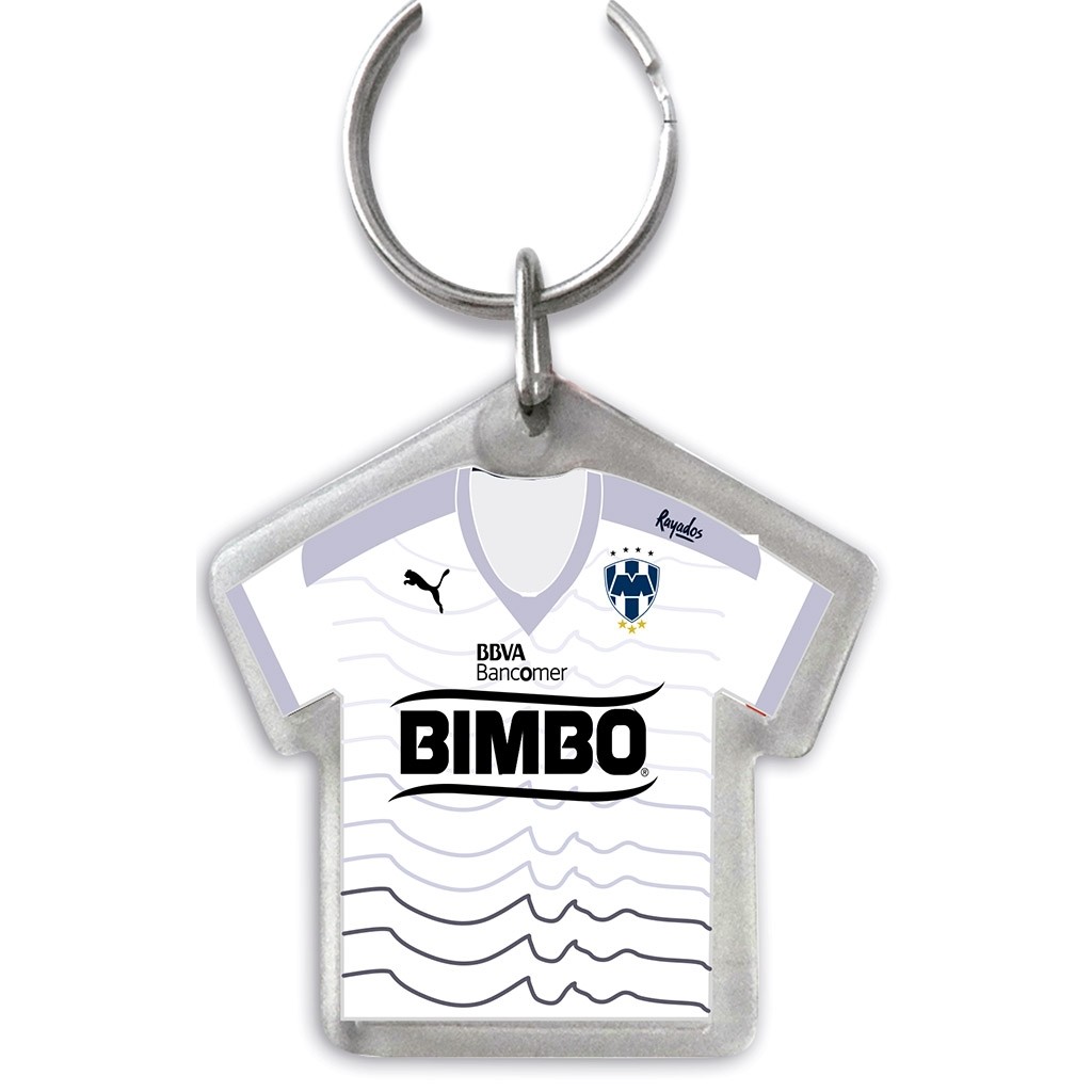 Llavero Jeresey Visitante Acrilico Rayados