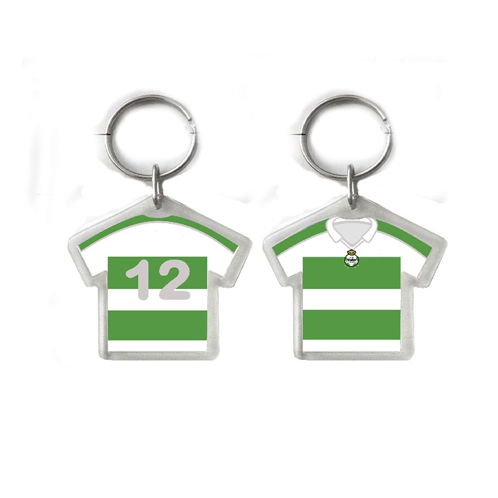 Llavero Jeresey Local Acrilico Santos